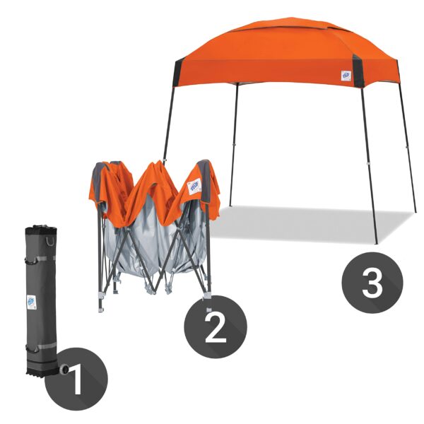 E-Z UP® - Dome® - Recreational shelter - 3x3m Gray